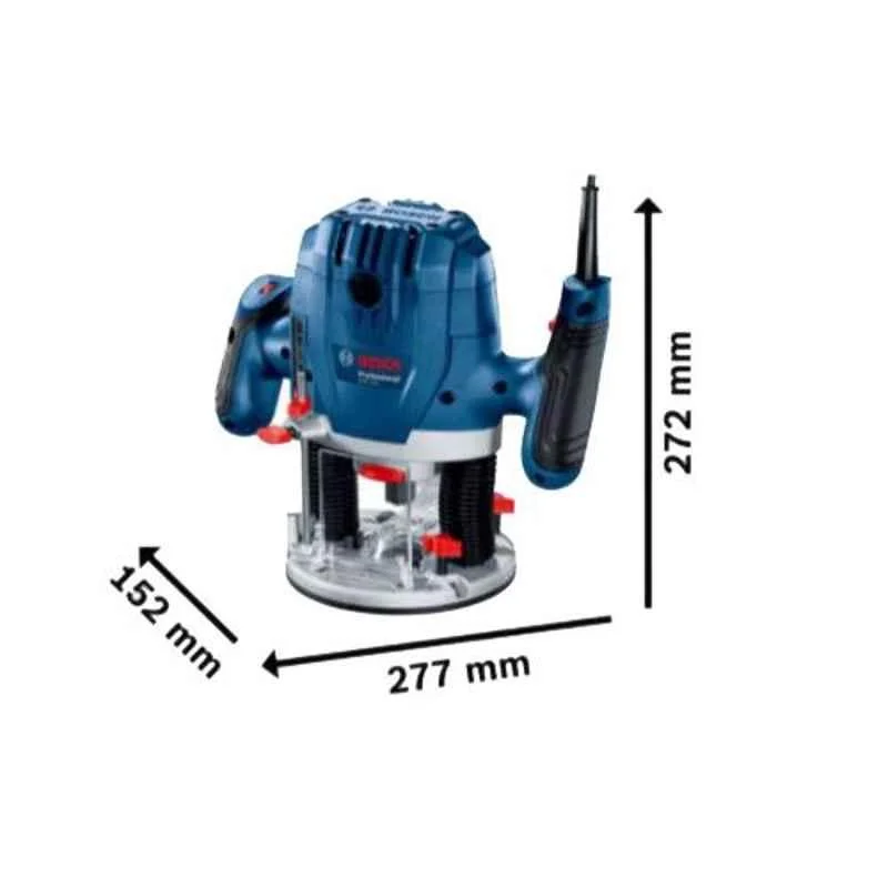 Bosch Wood Router Trimmer Machine 6mm GOF130 Professional 06016B70F0 Bosch, 2 HP