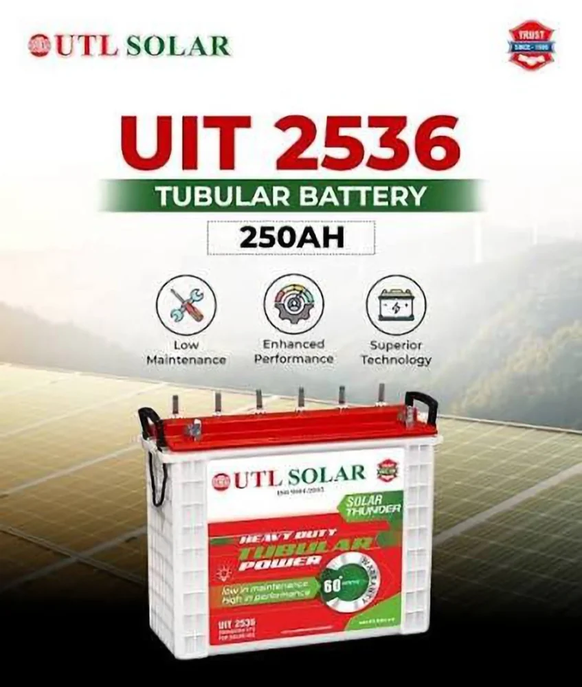 UTL UIT 2536 Tall Tubular Battery