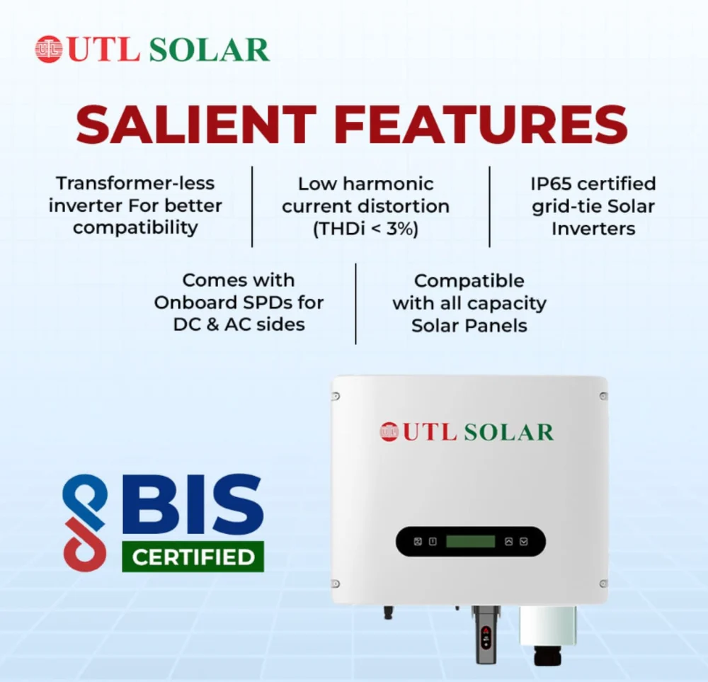 UTL GT-6-GXT2 Pro On Grid Solar Inverter