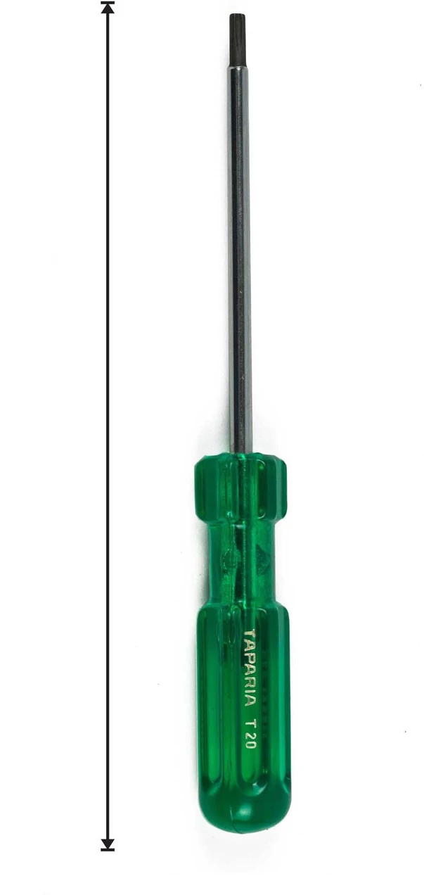 Taparia T-20 Steel Torx Screw Driver (Green And Silver), 1 pc