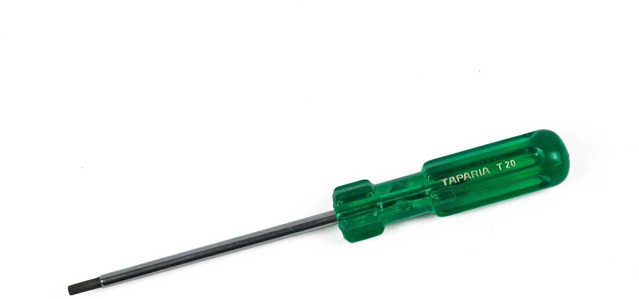 Taparia T-20 Steel Torx Screw Driver (Green And Silver), 1 pc