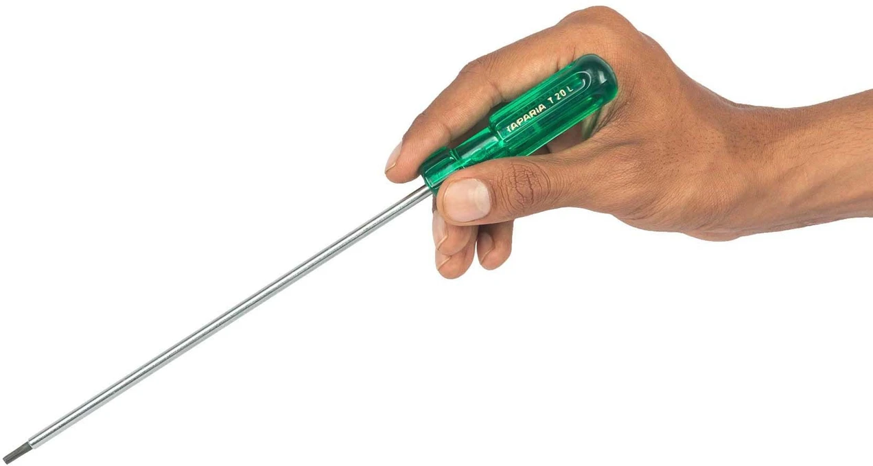 TAPARIA T-20L Stainless Steel Torx Screw Drivers (Green)