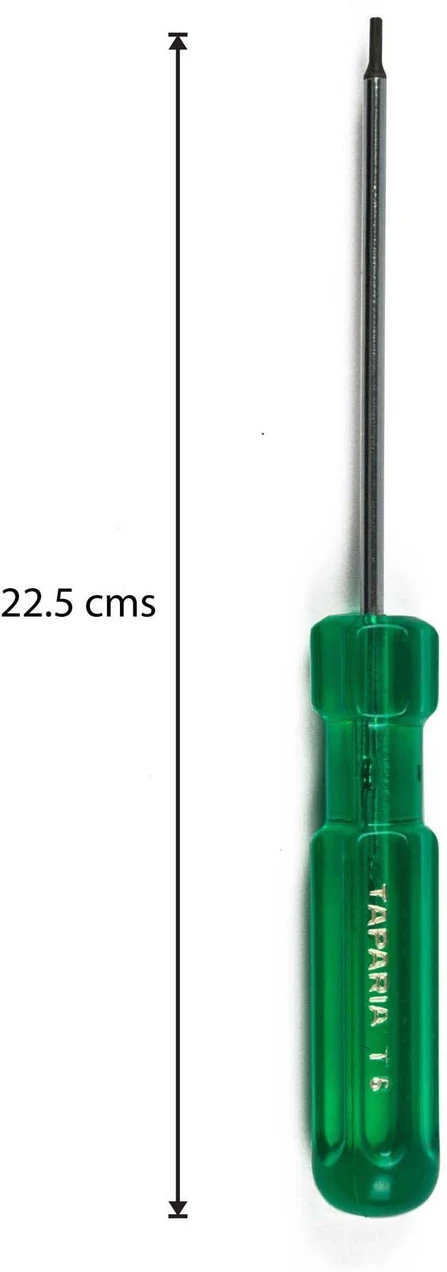 Taparia Stainless Steel Taparia Torx Screwdriver Model No. T-6, 6 Inch