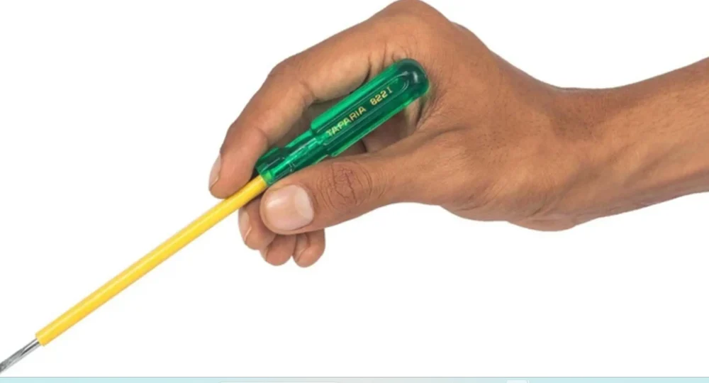 TAPARIA Insulated Screwdriver Model 828 I 1000 V Rated Flat Slotted