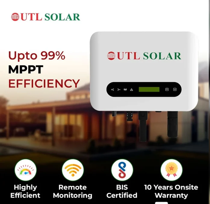 UTL 5.3KW GT 5.3 – GXS2 Single Phase On Grid Solar Inverter, Transformer-Less IP65, Wi-Fi Monitoring